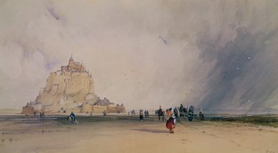 Mont Saint Michel by Richard Parkes Bonington